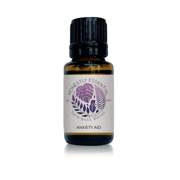 Anxiety Aid - Synergistic Blends | Honestly Essential Oils anxiety, relief, reliever, stress, stress relief, synergistic